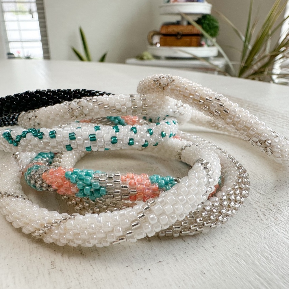 Sashka/co Colorful Beaded Bracelet Set